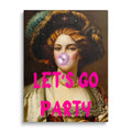 Let's Go Party Wandbild