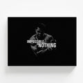 Muhammad Ali unmögliche Sport-Motivationsbild