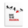 Be Different Motivationsbild mit Zitat