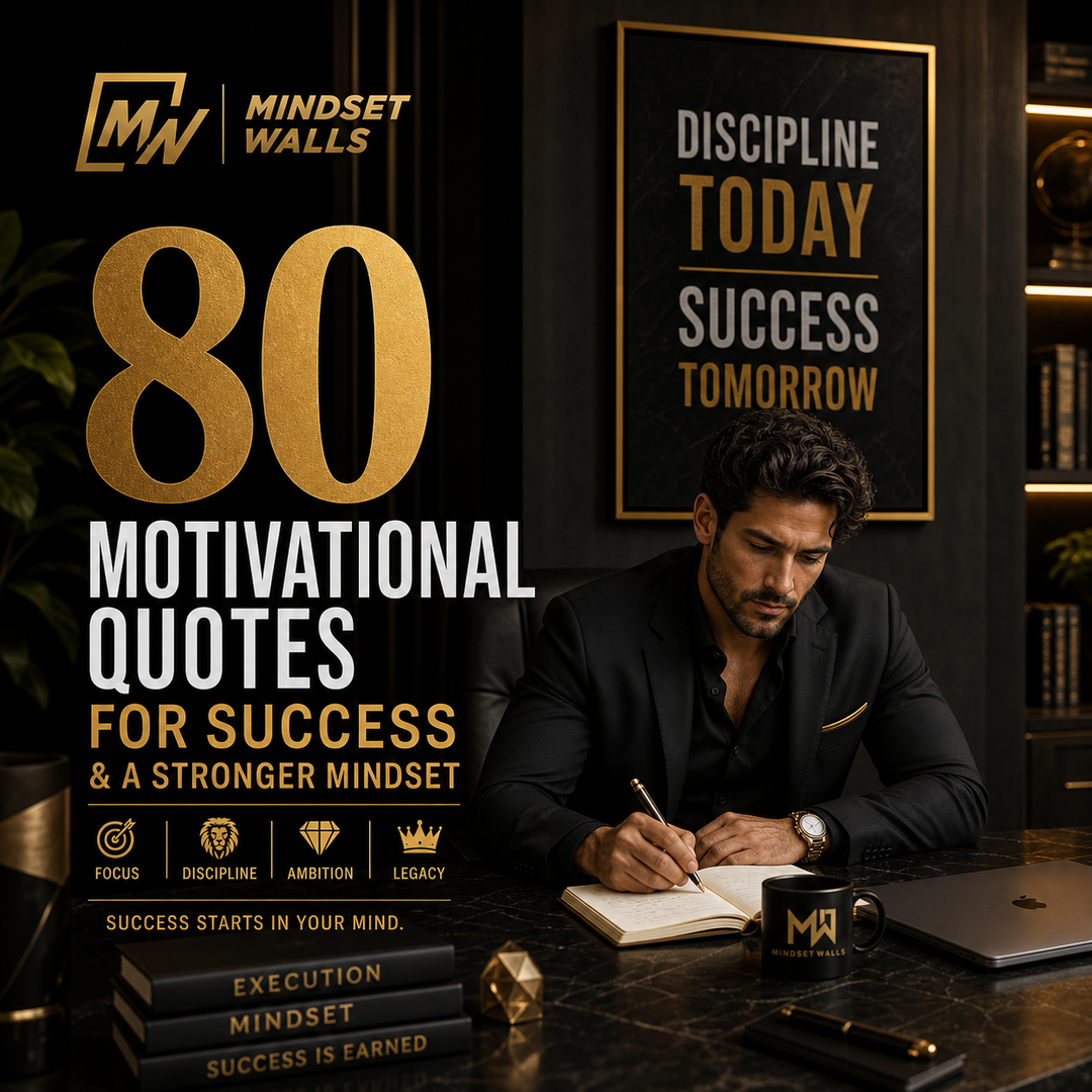 80 Motivational Quotes for Success and a Stronger Mindset