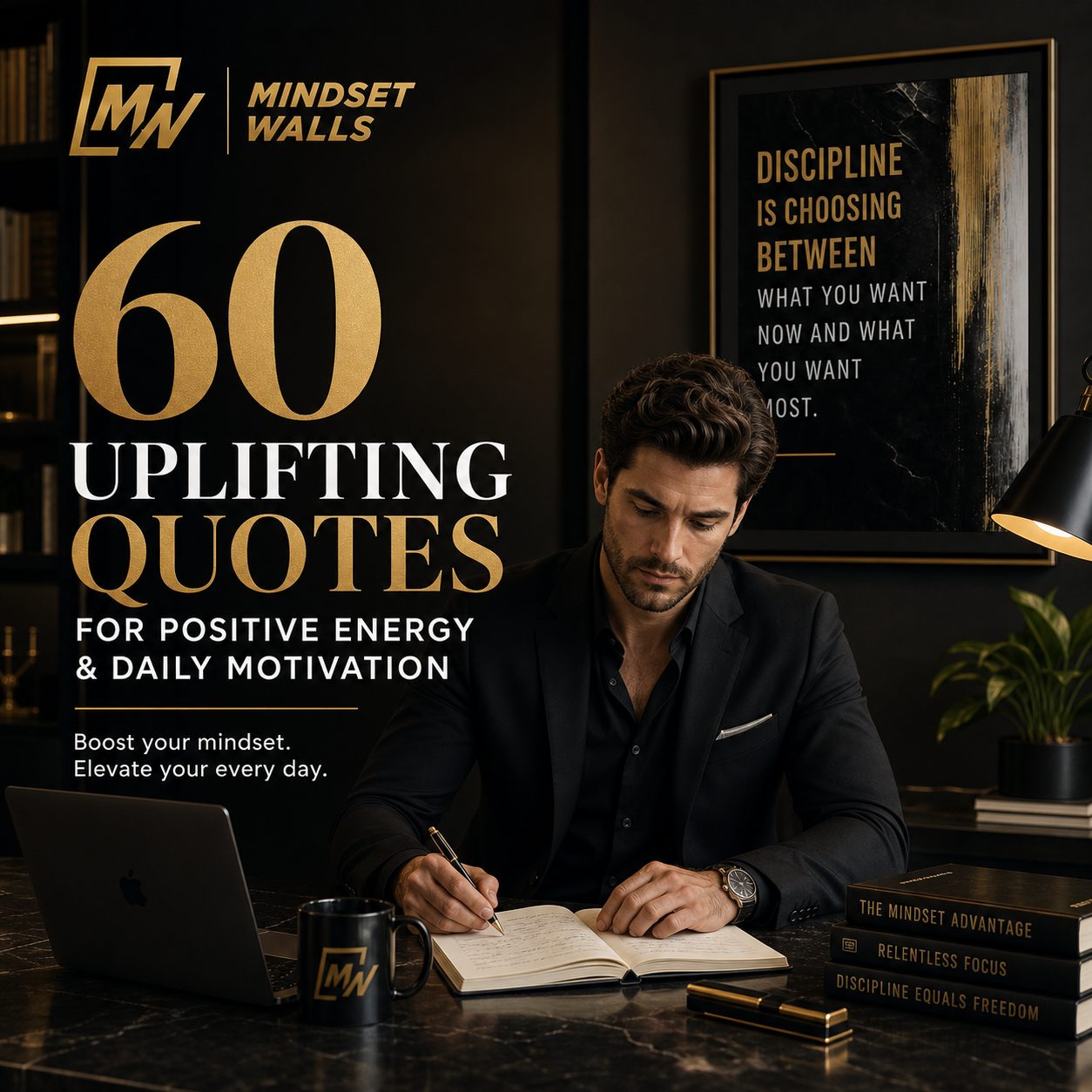 Title picture for post: 60 Uplifting Quotes for Daily Motivation