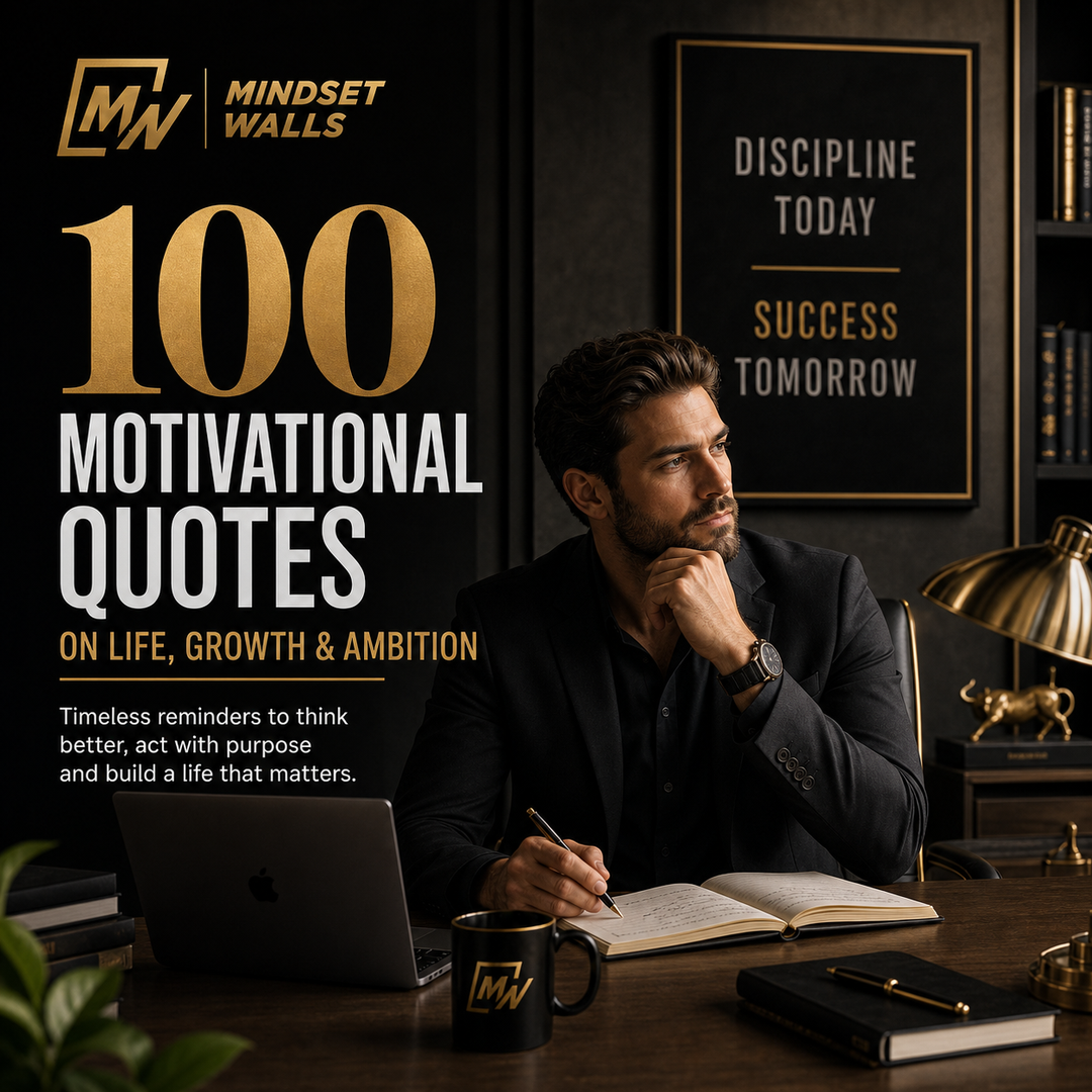 100 Motivational Quotes on Life, Growth and Ambition