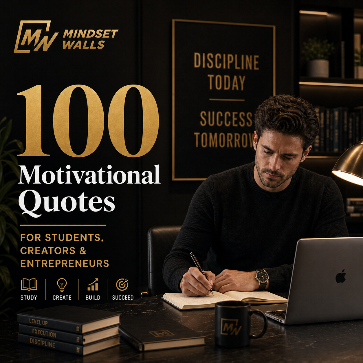 Title picture for post: 100 Motivational Quotes for Students