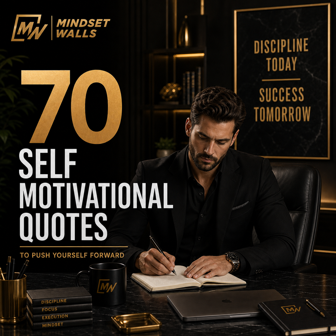 70 Self Motivational Quotes to Push Yourself Forward