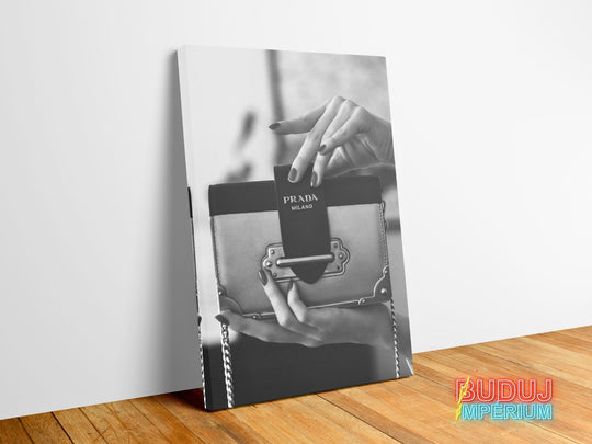 Modern Prada canvas wall art