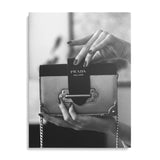 Modern Prada canvas wall art