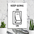 Mach weiter 2 Motivationsspruch Poster