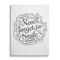 Never forget to smile motivation picture