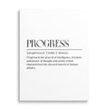 Progress knows motivational picture