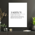 Ambition Knows No Limits motivational image